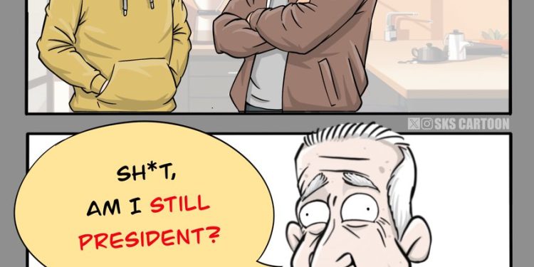 Does Joe know that he’s still President?