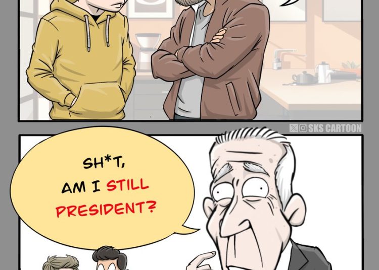 Does Joe know that he’s still President?