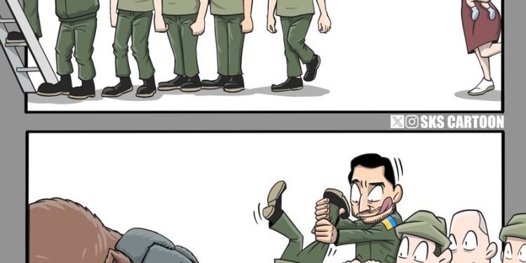 RT by @skscartoon: Only Trump can stop the terrible human cost of the Ukraine war