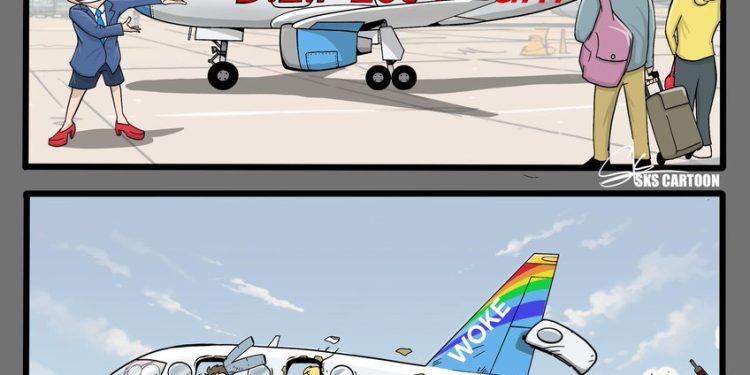 I hope Boeing takes notes, Wokism kills…