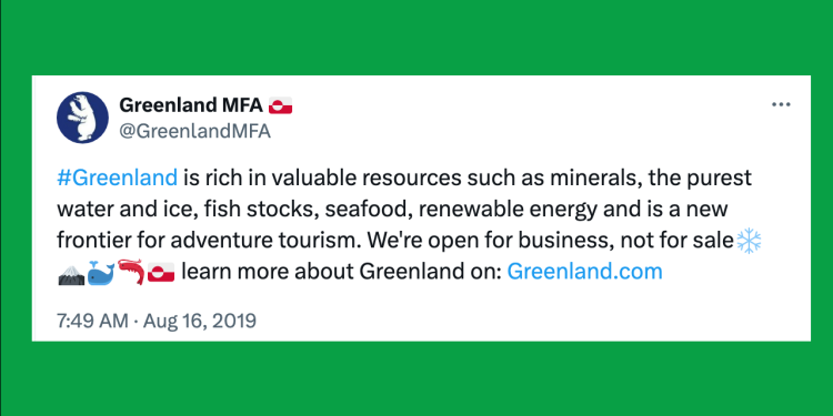 Trump’s Greenland gambit for natural resources in the Arctic