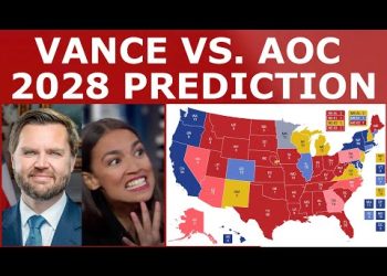 VANCE vs. AOC! – 2028 Presidential Election Prediction