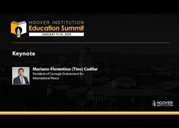 Hoover Institution Education Summit: Keynote with Mariano-Florentino (Tino) Cuéllar