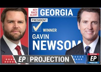 2028 Election Night | JD Vance vs Gavin Newsom