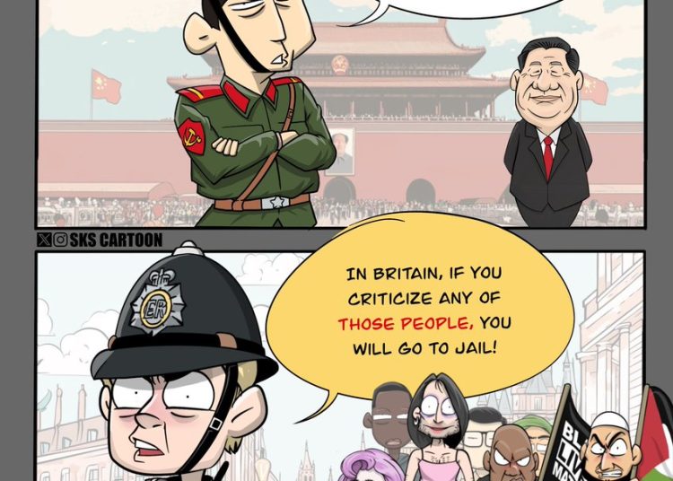 I can no longer be sure which one is worse… China or the UK