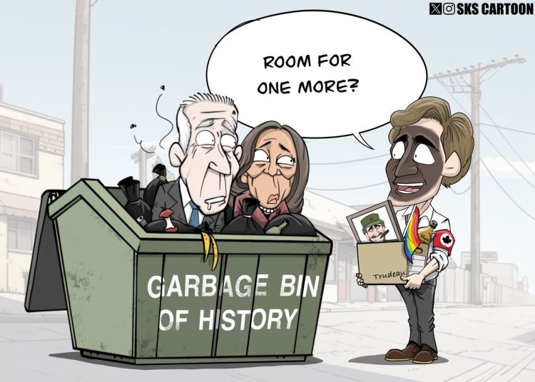 #JustinTrudeau has found his rightful place in history.