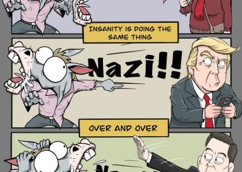 The definition of insanity is doing the same thing over and over again, expecting different results. The left has gone insane. #elonmusk