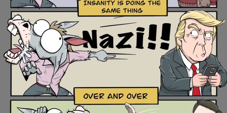 The definition of insanity is doing the same thing over and over again, expecting different results. The left has gone insane. #elonmusk