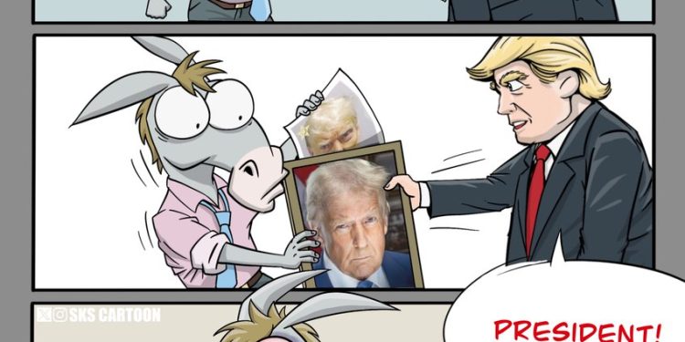 From #convictedfelon to #PresidentTrump, there’s a strong argument that Dems’ lawfare significantly contributed to Trump’s landslide victory.