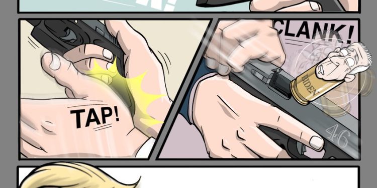 Malfunction cleared, 47 is back in the fight.