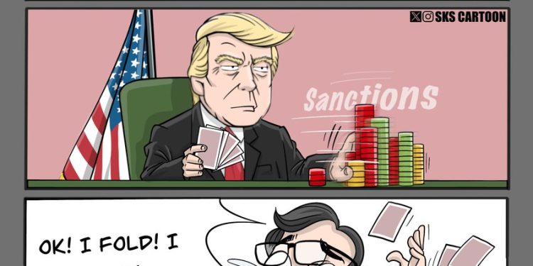 The Far-Left President of Colombia tried to appear strong against #Trump, only gets immediately humiliated and folded like a little b***h.