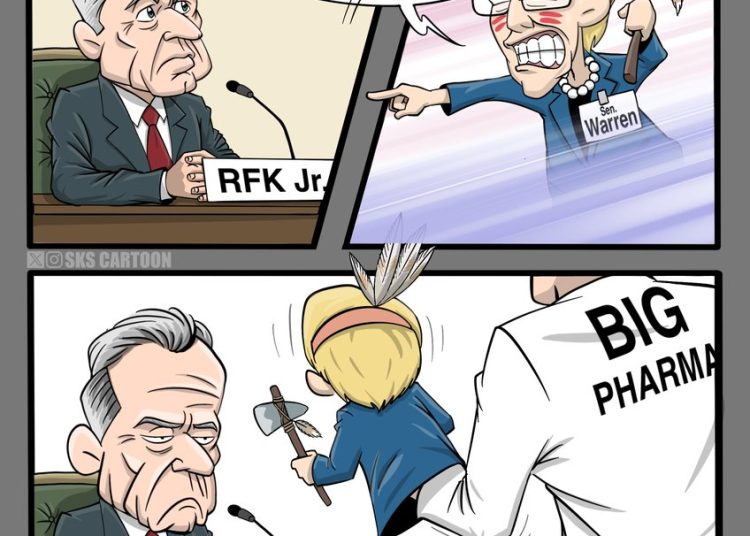 RT by @skscartoon: #ElizabethWarren AKA “Pocahontas” or “Senator Karen” received contributions totaling around $821,941 from the pharmaceutical industry in the 2019-2020 Cycle alone, and now she is acting as their attack dog.