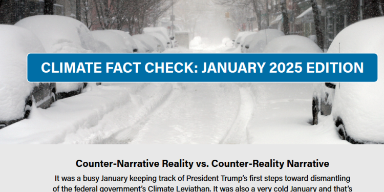 Climate fact check January 2025