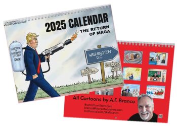 A.F. Branco 2025 Cartoon Calendar