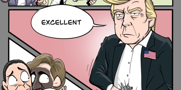 RT by @skscartoon: When it comes to #TradeWars , don’t bring a Knife to a gun fight…