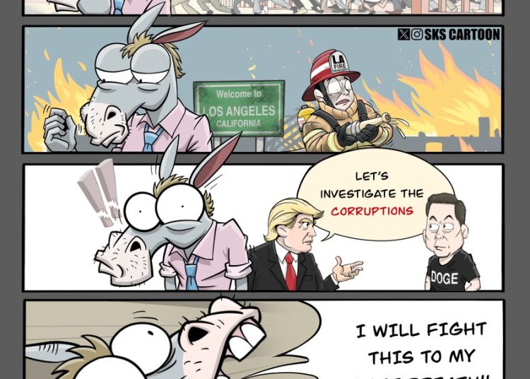 RT by @skscartoon: It’s very telling that protecting bureaucratic corruption against #DOGE is the hill they chose to die on.