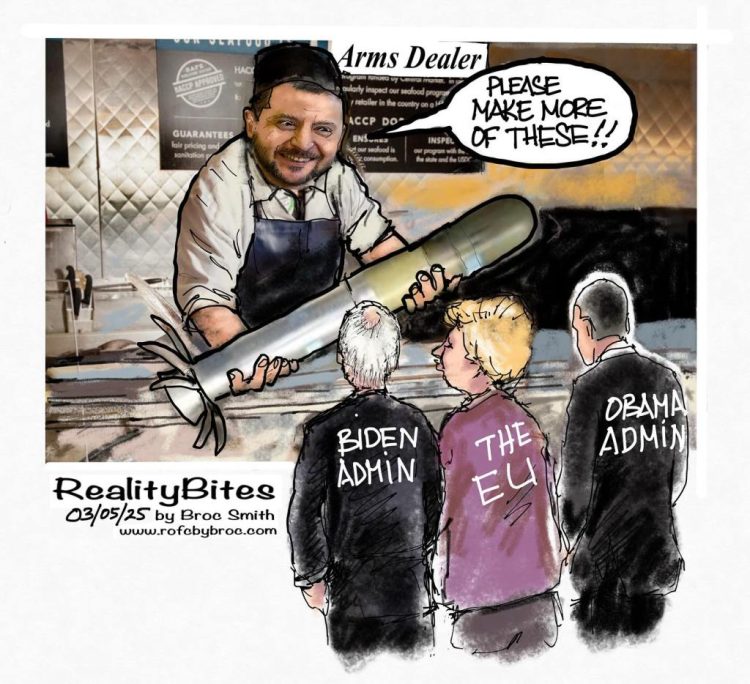 Zelenskyy’s an Arms Dealer