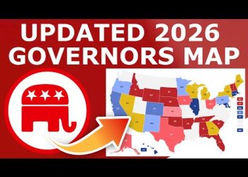 Updated 2026 Governors Map Prediction (March 4, 2025)