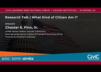 Research Talk | What Kind of Citizen Am I? | Civic Learning Week | Hoover Institution