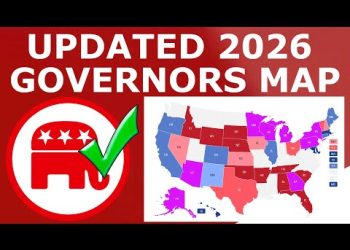 Updated 2026 Governors Map Prediction (April 21, 2025)