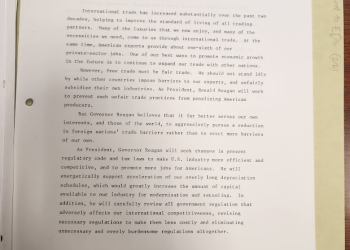 Reagan Knew the Art of the Trade Deal Better