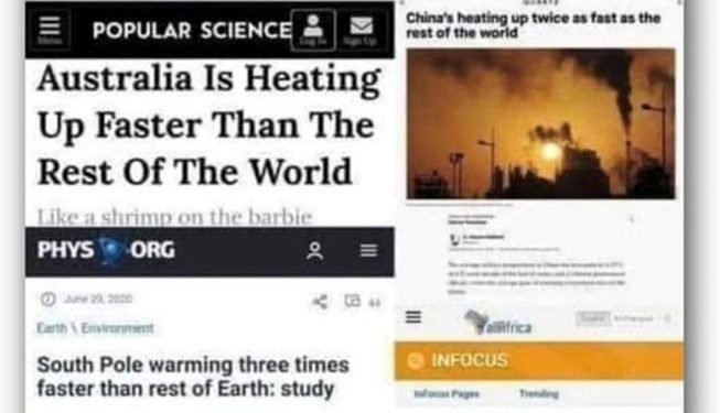 The climate cultists engage quite literally in carrying coals to Newcastle