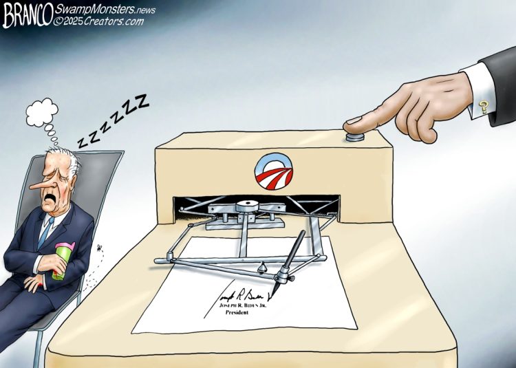 Branco Cartoon – President Autopen