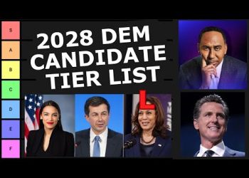 TIER LIST: Potential 2028 Democratic Candidates (June 2025)