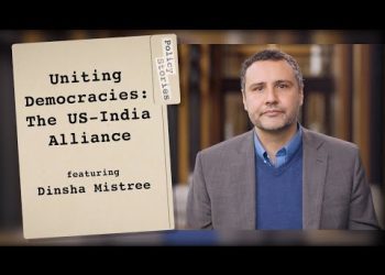 Uniting Democracies: The US-India Alliance | Policy Stories with Dinsha Mistree