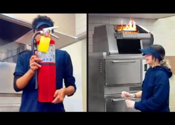 Customer Saves Employees from Fire