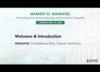 Welcome And Introduction With Condoleezza Rice | Markets Vs. Mandates | Hoover Institution