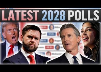 The 2028 Presidential Map Based on the Latest Polls!