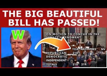 BREAKING: The Big Beautiful Bill Is Going to Trump’s Desk!