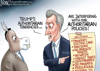 Branco Cartoon – Anti-Trump Authoritarian