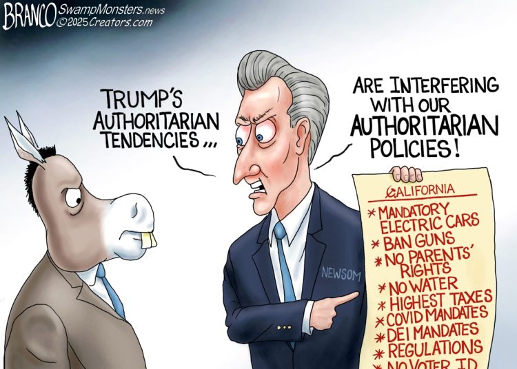 Branco Cartoon – Anti-Trump Authoritarian