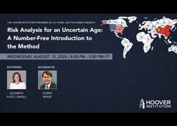 Risk Analysis For An Uncertain Age: A Number-Free Introduction To The Method | Hoover Institution