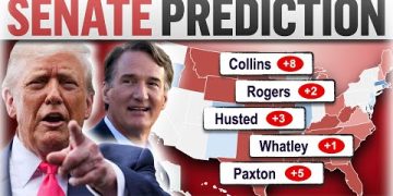 The 2026 Senate Map in a BEST CASE Scenario For Republicans