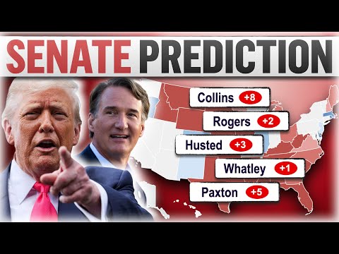 The 2026 Senate Map in a BEST CASE Scenario For Republicans