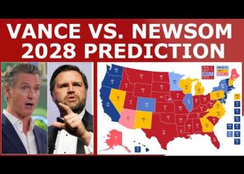 VANCE vs. NEWSOM! – 2028 Presidential Election Prediction (August 2025)