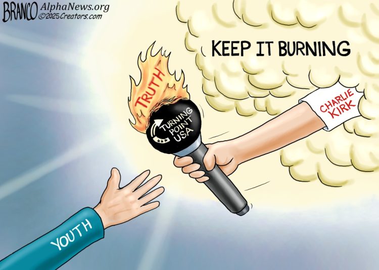 Branco Cartoon – Passing Of The Torch