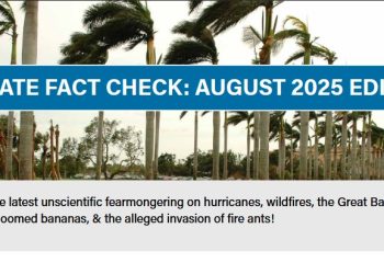 August climate fact check