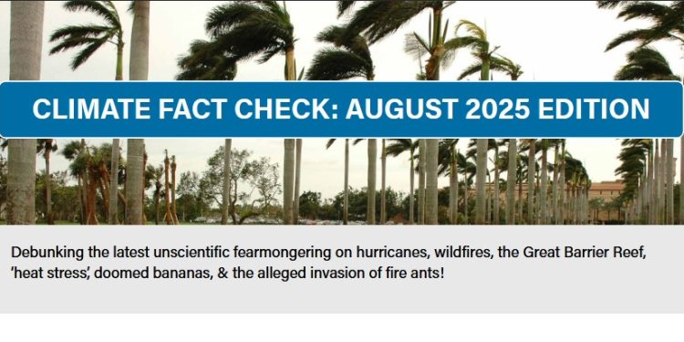 August climate fact check
