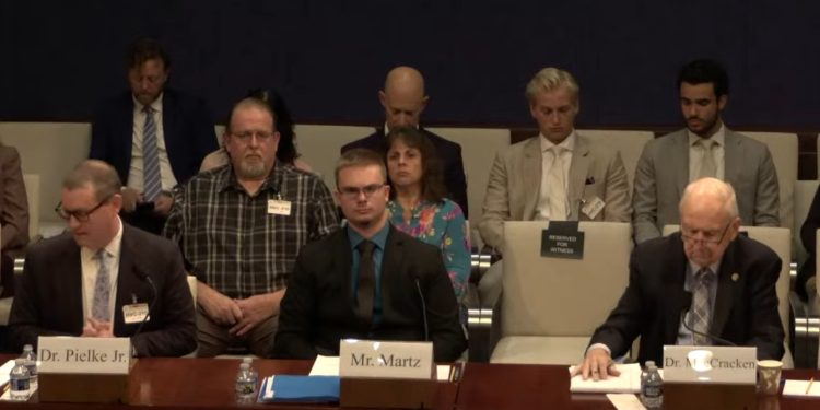 Geoengineering? Chris Martz testifies before Congress