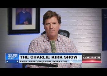 Tucker Carlson Hosts The Charlie Kirk Show