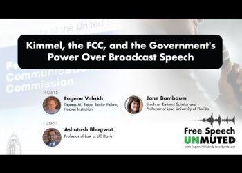 Kimmel, the FCC, and the Government’s Power Over Broadcast Speech | Free Speech Unmuted