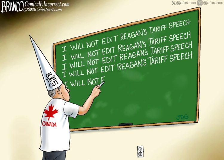 Branco Cartoon – Time Out, Eh?