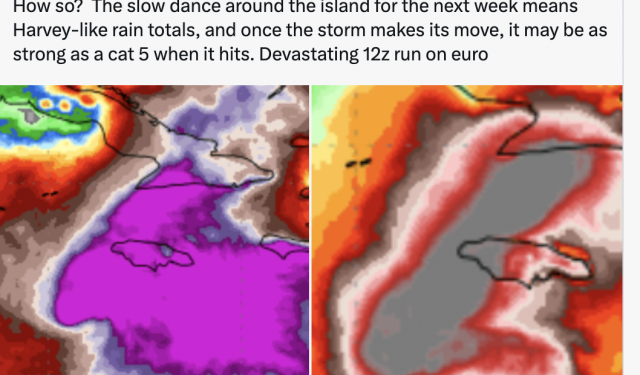 Hurricane Melissa perspective
