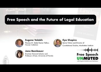 Free Speech and the Future of Legal Education | Hoover Institution
