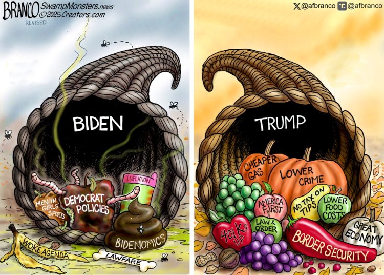 Branco Cartoon – Trump’s Giving