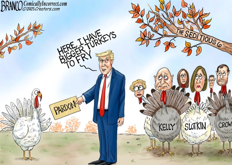 Branco Cartoon – Seditious Turkeys